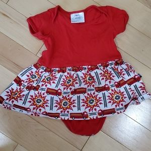 Fire truck dress